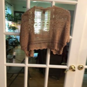 Crocheted shrug